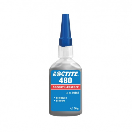 LOCTITE 480 50G Упрочнённый, термо/вибростойкий, черный