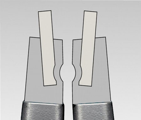 Knipex Щипцы прецизионные для внутренних стопорных колец, прямые губки, Ø 12-25 мм, длина 140 мм