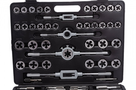 ROCKFORCE Набор метчиков и плашек, метрический 110пр M2-M18