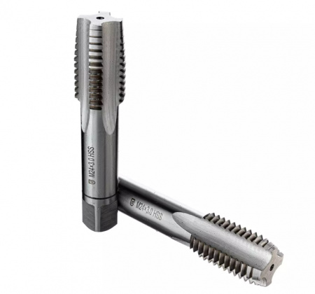 GARWIN Метчики ручные, М24 x 3.0, HSS, DIN352, комплект из 2 шт