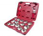 JTC Набор съемников фильтра масляного "чашка" 16 предметов в кейсе 