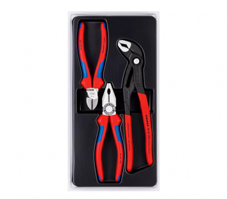 Knipex Bestseller набор ШГИ в ложементе, 3 пр., KN-0302180/7002160/8701250
