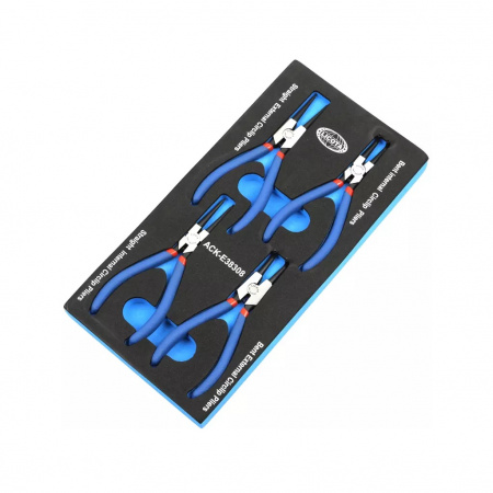 Licota Набор съемников стопорных колец 4 пр., в ложементе EVA