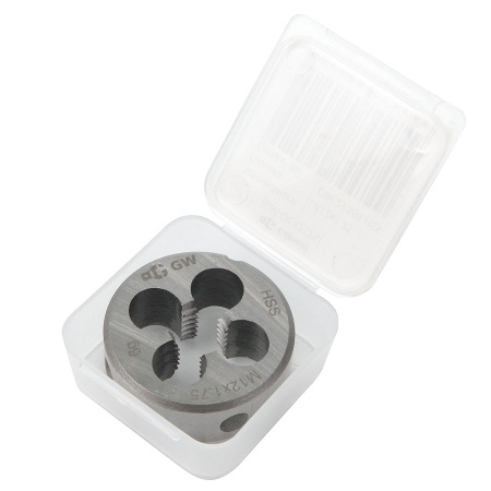 GARWIN INDUSTRIAL Плашка M 12x1,75, HSS, DIN 223, 6g, 38x14 мм