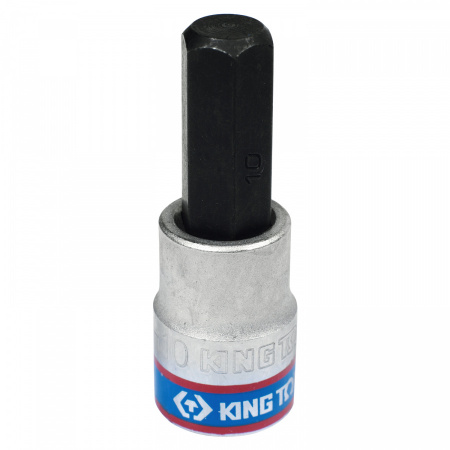 KING TONY Насадка (бита) торцевая 3/8", HEX, 9 мм, L = 50 мм