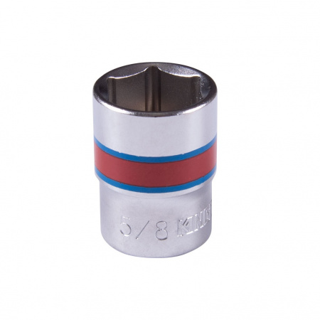 KING TONY Головка торцевая стандартная шестигранная 3/8", 5/8", дюймовая