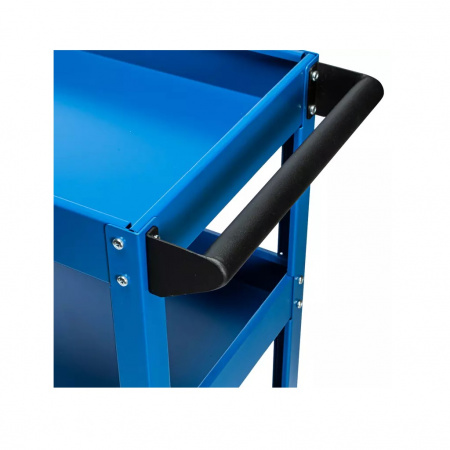 RUNTEC Тележка с тремя открытыми полками, синий RAL 5005, 800x385x830 мм