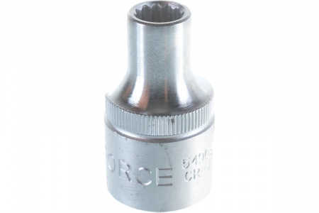 FORCE Головка торцевая 8 мм 1/2" 12-гранная L=38 мм
