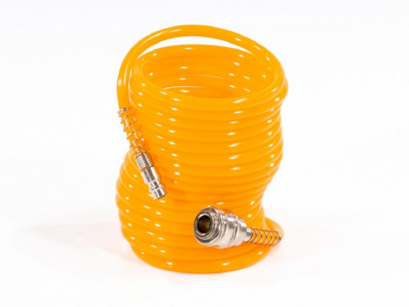 MATRIX Шланг спиральный воздушный, 5 м, 1/4"(F), 1/4"(M), внутренний диаметр 6 мм