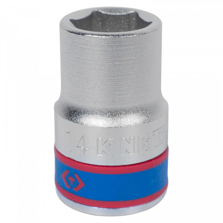 KING TONY Головка торцевая стандартная шестигранная 1/2", 14 мм