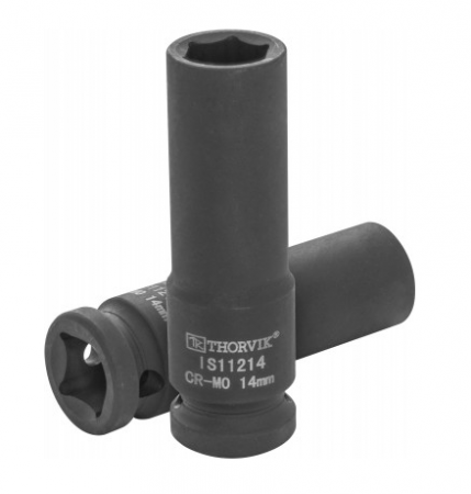 Thorvik Головка торцевая ударная глубокая 1/2"DR, 14 мм