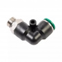 GARWIN PRO Уголок M1/4" цанга 10 мм, с уплотнением, пластм. корпус
