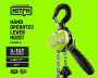 Таль ручная рычажная HITCH LHM104-G МИНИ, 0.25 т, 1.5 м. Гальваническая цепь.