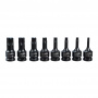 Licota Набор TORX ударных в кейсе 1/2" T30, T40, T45, T50, T55, T60, T70, T80 мм 8 пр, длина 60 мм