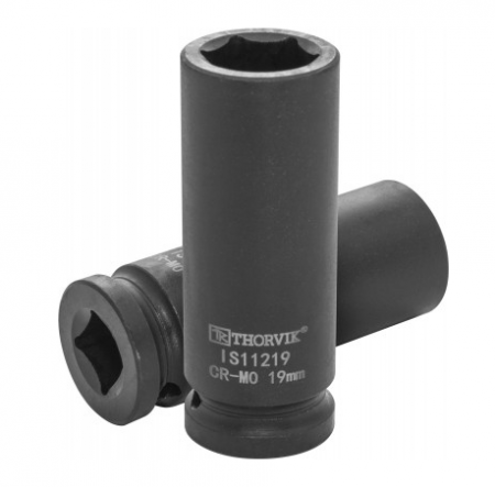 Thorvik Головка торцевая ударная глубокая 1/2"DR, 19 мм