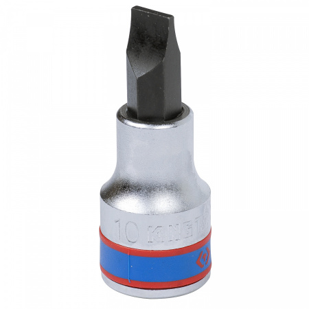KING TONY Насадка (бита) торцевая 1/2", Slotted, 10,0х1,6 мм, L = 60 мм