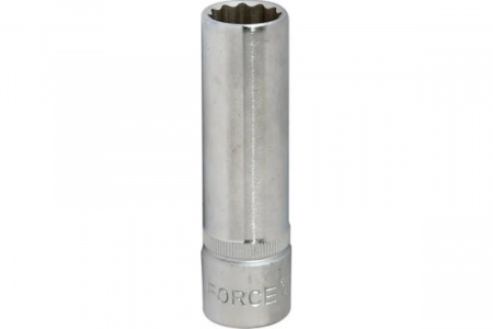 FORCE Головка торцевая глубокая 1/2", 12-гранная, 26 мм, длина 77 мм