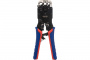 Knipex Пресс-клещи для штекеров RJ, 3 гнезда, RJ 10 (4-pin), RJ 11/12 (6-pin), RJ 45 (8-pin), 200 мм