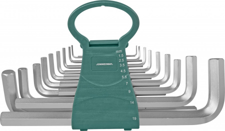 JONNESWAY Набор ключей торцевых шестигранных удлиненных, 1,5-19мм., 18 предметов