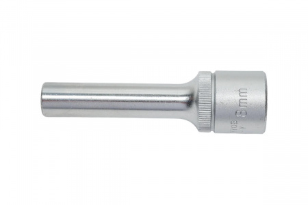FORCE Головка торцевая 8 мм 1/2" 6-гранная глубокая L=77 мм
