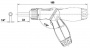 Licota Набор отвертка трещоточная с поворотной ручкой и сменными вставками 1/4", 8 пр.