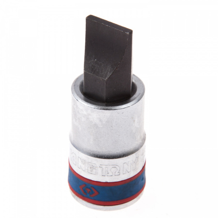 KING TONY Насадка (бита) торцевая 1/2", Slotted, 16,0х2,5 мм, L = 60 мм