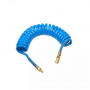 GARWIN PRO Шланг полиуретан (PU) 14*10, витой, 5 м, синий, БРС в комплекте