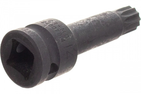 FORCE Насадка сплайн M14 1/2" 78 мм ударная F-24807814
