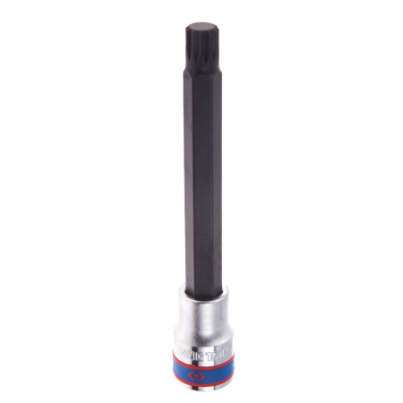 KING TONY Насадка (бита) торцевая 1/2", SPLINE, M12, L = 140 мм 406612