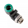 GARWIN PRO Уголок M3/8" цанга 12 мм, с уплотнением, пластм. корпус
