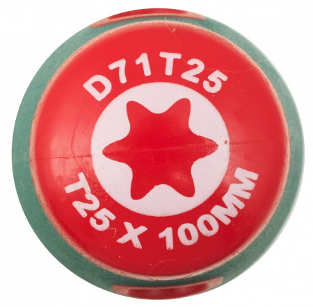 Jonnesway Отвертка стержневая TORX ANTI-SLIP GRIP, T25х100