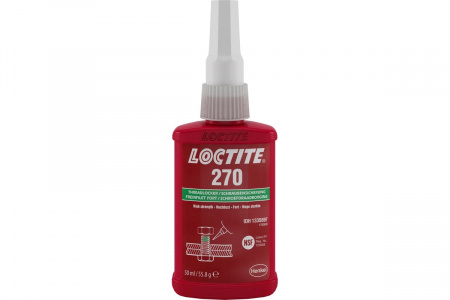 LOCTITE 270 50ML Резьбовой фиксатор высокой прочности 
