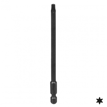 KING TONY Вставка (бита) торцевая 1/4", Torx, Т15, L = 110 мм, для шуруповерта