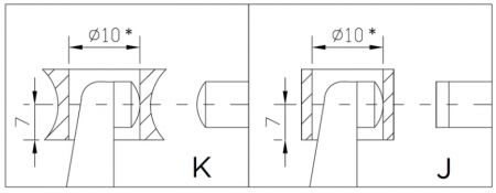 ASIMETO Микрометр трубный 0,01 мм, 50-75 мм, тип J