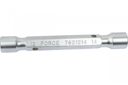 FORCE Ключ торцевой трубчатый прямой 12х14 мм, длина 148 мм, 6-гранный