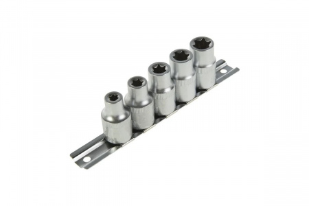 FORCE Набор головок 3/8" Е8-Е16 5 пр. на держателе F-3062