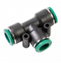GARWIN PRO Фитинг цанговый Т-тройник 12 мм, с уплотнением, пластм. корпус