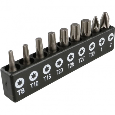 GARWIN PRO Набор бит 1/4" TORX PZ 25 мм, 9 предметов на держателе