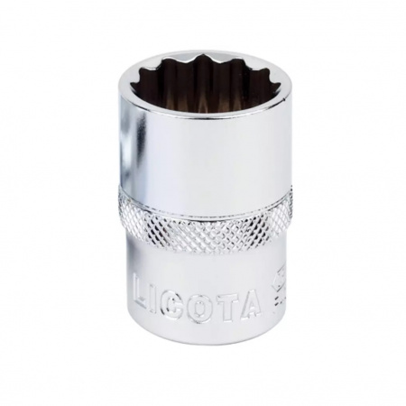 Licota Головка торцевая 1/2" (12,7 мм), 12-гранная, 25 мм, длина 40 мм