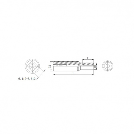 Thorvik Головка торцевая глубокая 1/2"DR, 12-гранная, 27 мм, длина 78 мм