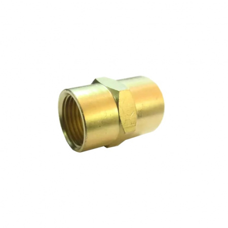 ТЕХРИМ Муфта прямая; 700 бар; 3/8"-внут, 3/8"-внут