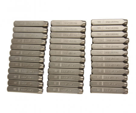 JTC Клейма буквенные кириллица 8мм (HRC 60+-2град. DIN 1451) 