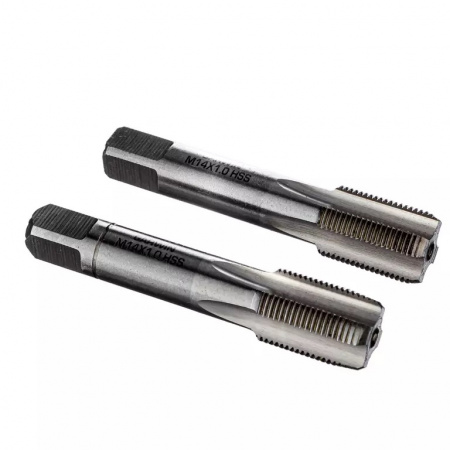 GARWIN INDUSTRIAL Метчики ручные Mf14x1.0, DIN 2181, HSS, 6H, комплект из 2 штук