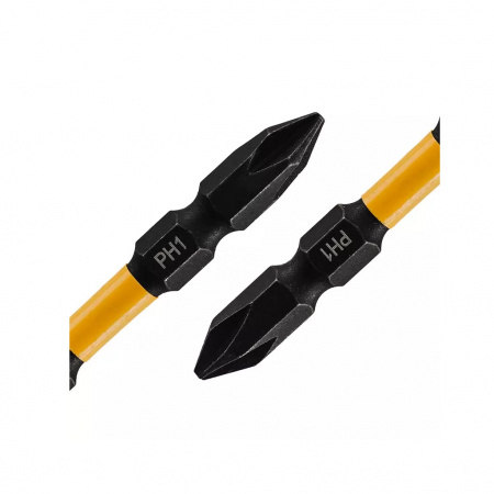 RUNTEC Биты ударные двусторонние HEX - E 1/4" (6.35 мм), 65 мм PH1/PH1, 5 шт