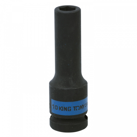 KING TONY Головка торцевая ударная глубокая шестигранная 1/2", 10 мм