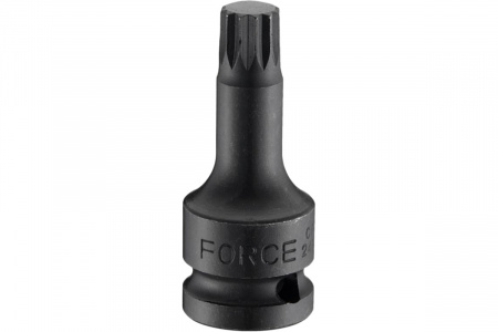 FORCE Насадка сплайн М8 L=60 мм 1/2" ударная
