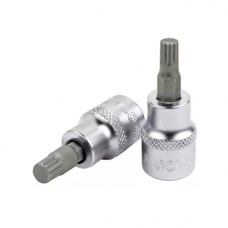 Licota Головка торцевая удлиненная со вставкой, 1/2", Spline M14, 100 мм