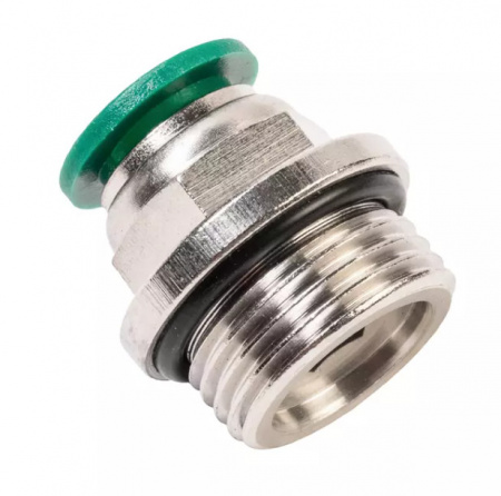 GARWIN Фитинг цанговый М3/8" 8 мм, с уплотнением, пластм. корпус