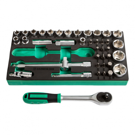 GARWIN PRO Набор торцевых головок 1/2" 41 пр. в ложементе EVA