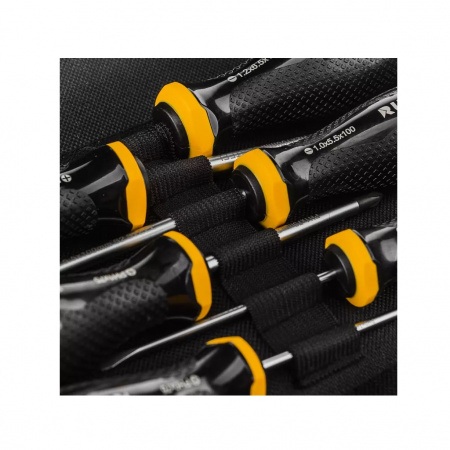 RUNTEC Набор отверток S2 в сумке, SL, PH, PZ, 10 предметов